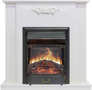 Каминокомплект Capri - Белое дерево делюкс с очагом Majestic FX Black Каминокомплект Capri - Белое дерево делюкс с очагом Majestic FX Black