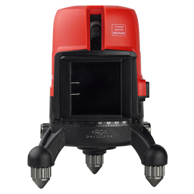 Лазерный уровень RGK ALPHA 205 с калибровкой с зелёным лучом Лазерный уровень RGK ALPHA 205 с калибровкой с зелёным лучом
