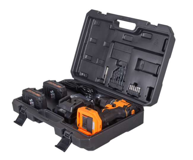 Дрель-шуруповерт аккумуляторная Вихрь ДА-20Л-2К/БП (2,0 А/ч) (бесщеточный двигатель, 70Нм)