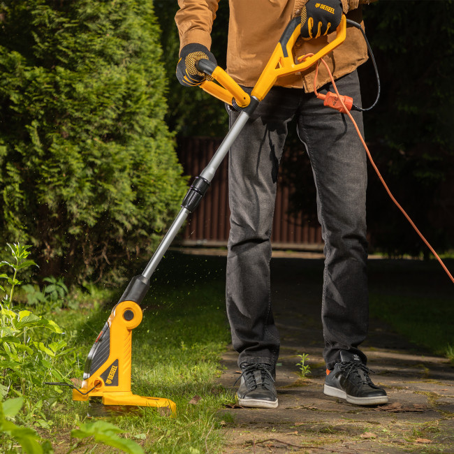 Триммер электрический TE-650, 650Вт,330мм,катушка автомат,телескоп.штанга,регул. углы накл. Denzel