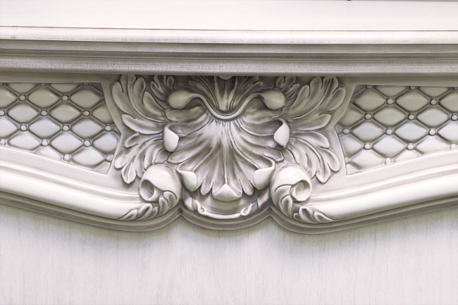 Каминокомплект Castle - Слоновая кость с темной патиной с очагом Revillusion RBF30