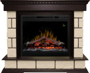 Каминокомплект Shateau Темный дуб / Шампань с очагом Symphony 26'' DF2624L-INT