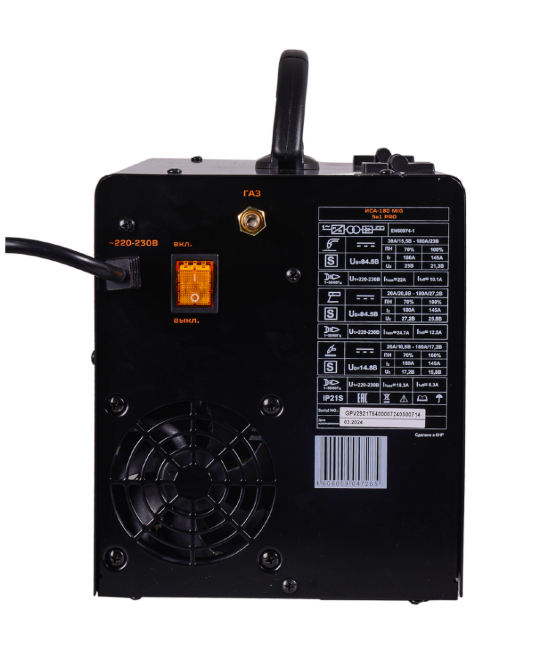 Сварочный полуавтомат Вихрь ИСА-180 MIG 5в1 PRO