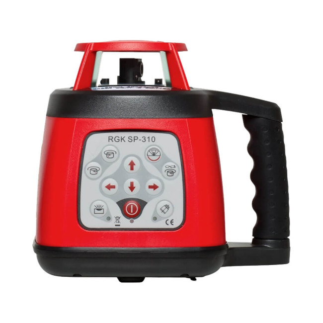 Комплект: ротационный нивелир RGK SP-310 + штатив RGK SH-170 рейка RGK LR-2