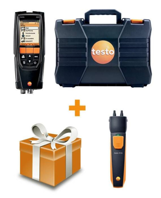 Комплект testo 320  с H2-компенсацией + Смарт-зонд testo 510i