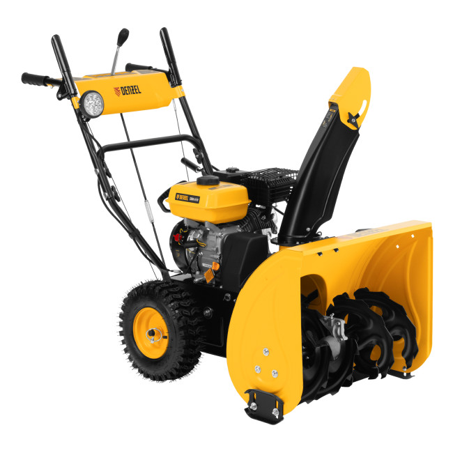 Бензиновая снегоуборочная машина SBM 610, 212 cc, ручной старт, фара Denzel Бензиновая снегоуборочная машина SBM 610, 212 cc, ручной старт, фара Denzel