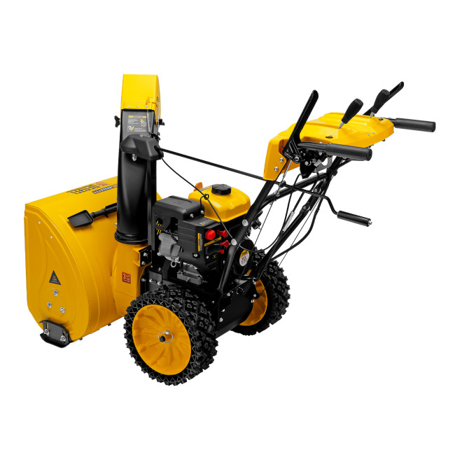 Бензиновая снегоуборочная машина SBM 610S PRO, 212 cc, электростартер, фара, обогрев Denzel Бензиновая снегоуборочная машина SBM 610S PRO, 212 cc, электростартер, фара, обогрев Denzel