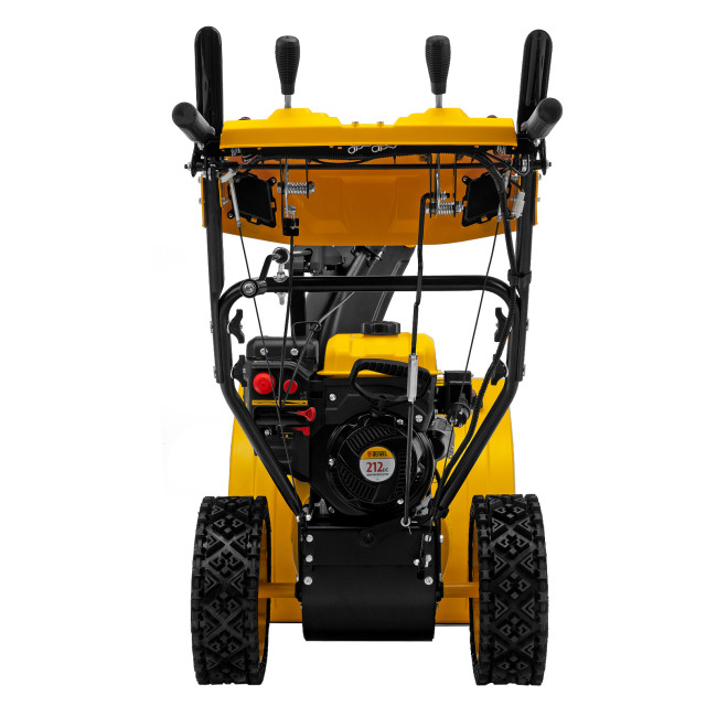 Бензиновая снегоуборочная машина SBM 610S PRO, 212 cc, электростартер, фара, обогрев Denzel Бензиновая снегоуборочная машина SBM 610S PRO, 212 cc, электростартер, фара, обогрев Denzel