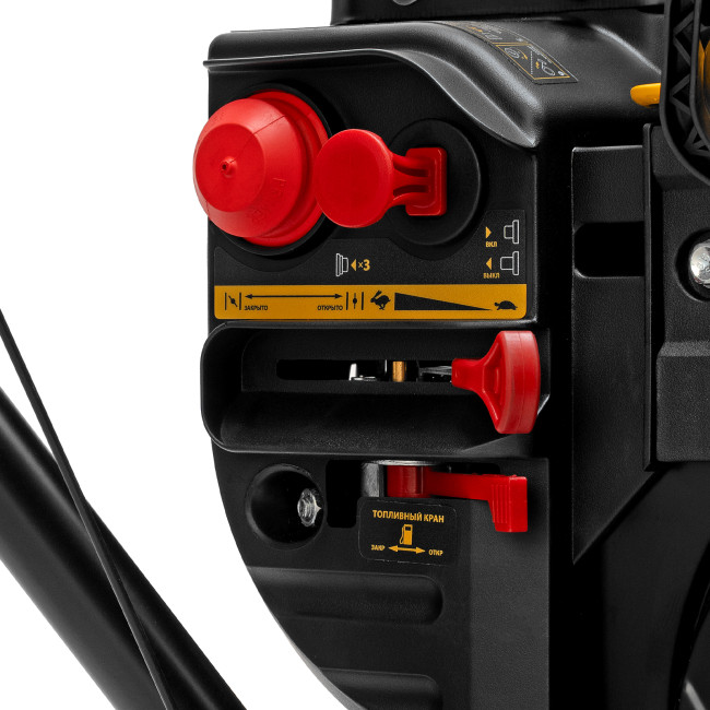 Бензиновая снегоуборочная машина SBM 610S PRO, 212 cc, электростартер, фара, обогрев Denzel Бензиновая снегоуборочная машина SBM 610S PRO, 212 cc, электростартер, фара, обогрев Denzel