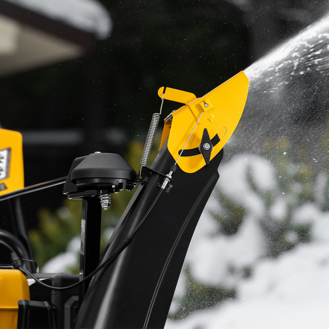 Бензиновая снегоуборочная машина SBM 610S PRO, 212 cc, электростартер, фара, обогрев Denzel Бензиновая снегоуборочная машина SBM 610S PRO, 212 cc, электростартер, фара, обогрев Denzel