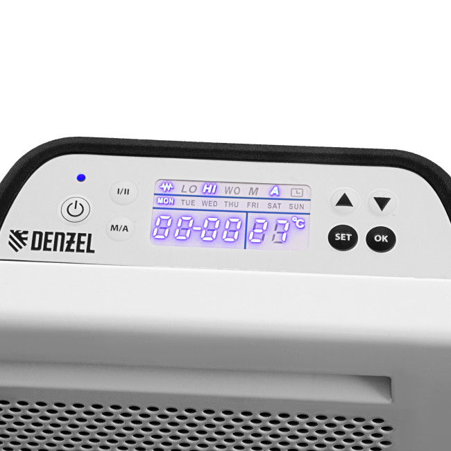 Конвектор гибридный электрический HybridX-2000, ИК нагреватель, цифровой термостат Denzel