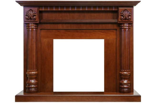 Каминокомплект Edinburg - Орех с очагом Albany