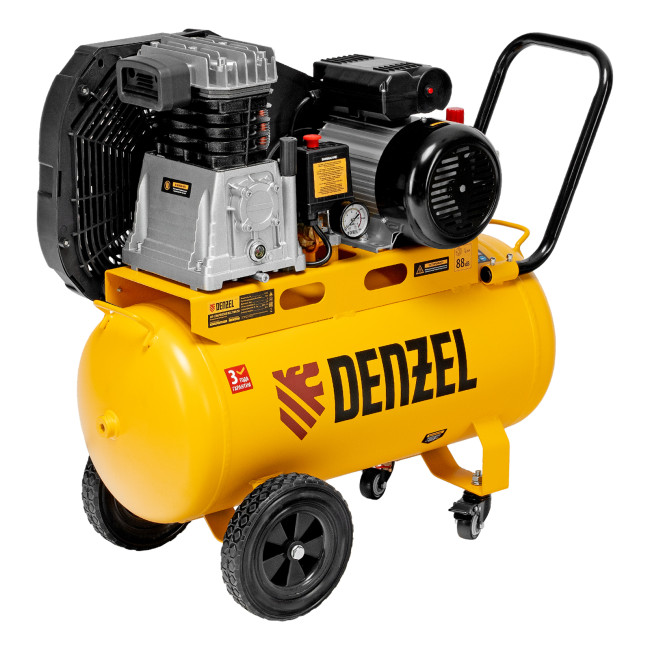 Компрессор воздушный рем. привод BCI 2100/50, 2,1 кВт, 50 литров, 400 л/мин Denzel Компрессор воздушный рем. привод BCI 2100/50, 2,1 кВт, 50 литров, 400 л/мин Denzel