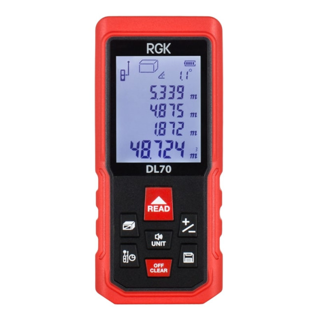 Лазерный дальномер RGK DL70 (с поверкой) Лазерный дальномер RGK DL70 (с поверкой)
