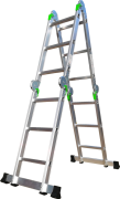Лестница трансформер алюминиевая 4x6 TM-506 ПРОФФ Лестница трансформер алюминиевая 4x6 TM-506 ПРОФФ