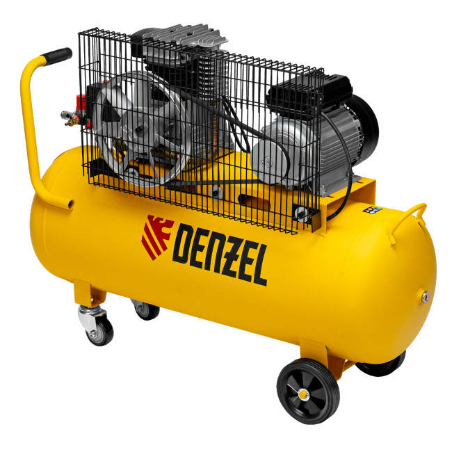Компрессор воздушный BCI2300/100, ременный привод, 2.3 кВт, 100 литров, 400 л/мин Denzel Компрессор воздушный BCI2300/100, ременный привод, 2.3 кВт, 100 литров, 400 л/мин Denzel