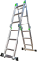 Лестница трансформер стальная, алюминиевые ступени 4x4 TM-504С