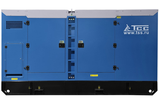 Дизельный генератор ТСС ЭД-200-Т400  в шумозащитном кожухе на прицепе