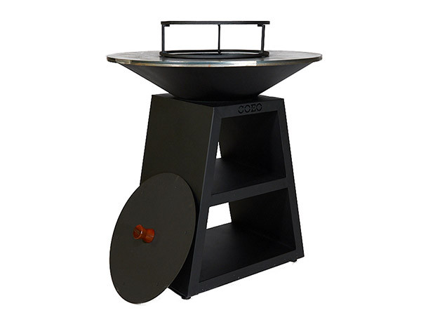 Уличный гриль Coeo TRIO 98 - NOIR (Высота 100)