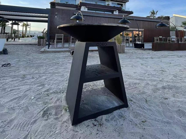 Уличный гриль Coeo TRIO 98 - NOIR (Высота 100)