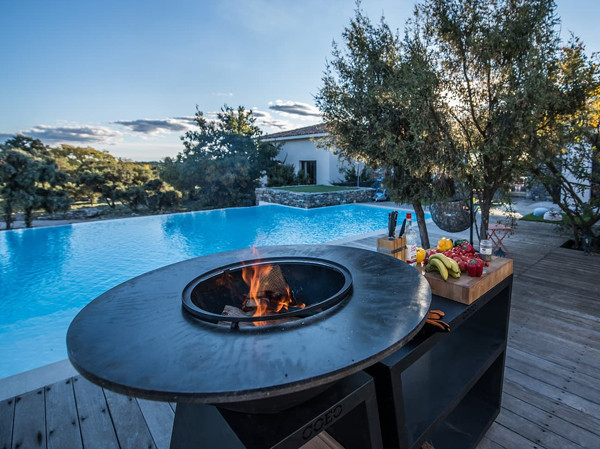 Уличный гриль Coeo TRIO 98 - NOIR (Высота 100)