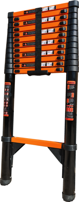 Лестница телескопическая 3,1 м TM-1031С (углеродистая сталь) Лестница телескопическая 3,1 м TM-1031С (углеродистая сталь)