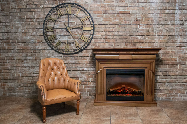 Каминокомплект Torino - Белый с очагом Revillusion RBF30