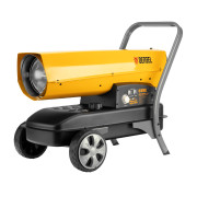 Дизельная тепловая пушка DHG-45i, 45 кВт, 1000 м3/ч, прямой нагрев, электронный термостат Denzel Дизельная тепловая пушка DHG-45i, 45 кВт, 1000 м3/ч, прямой нагрев, электронный термостат Denzel