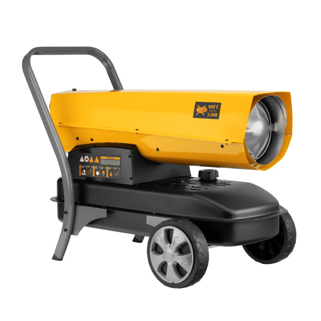 Дизельная тепловая пушка DHG-45i, 45 кВт, 1000 м3/ч, прямой нагрев, электронный термостат Denzel Дизельная тепловая пушка DHG-45i, 45 кВт, 1000 м3/ч, прямой нагрев, электронный термостат Denzel