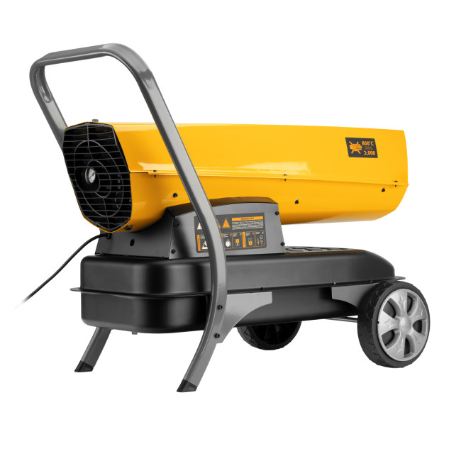 Дизельная тепловая пушка DHG-45i, 45 кВт, 1000 м3/ч, прямой нагрев, электронный термостат Denzel Дизельная тепловая пушка DHG-45i, 45 кВт, 1000 м3/ч, прямой нагрев, электронный термостат Denzel