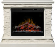 Каминокомплект Calgary - Белый / Сланец белый с очагом Symphony 26'' DF2624L-INT Каминокомплект Calgary - Белый / Сланец белый с очагом Symphony 26'' DF2624L-INT