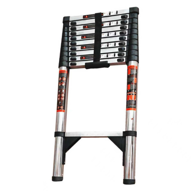 Лестница телескопическая 4,3 м TM-1043СC (нержавеющая сталь) Лестница телескопическая 4,3 м TM-1043СC (нержавеющая сталь)