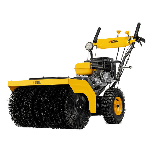 Гибридная снегоуборочная машина с функц. подметания SWB-600, 212 сс, руч. старт, 2 насадки Denzel Гибридная снегоуборочная машина с функц. подметания SWB-600, 212 сс, руч. старт, 2 насадки Denzel