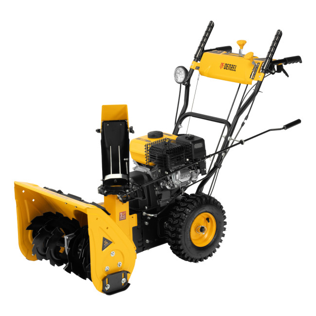 Гибридная снегоуборочная машина с функц. подметания SWB-600, 212 сс, руч. старт, 2 насадки Denzel Гибридная снегоуборочная машина с функц. подметания SWB-600, 212 сс, руч. старт, 2 насадки Denzel