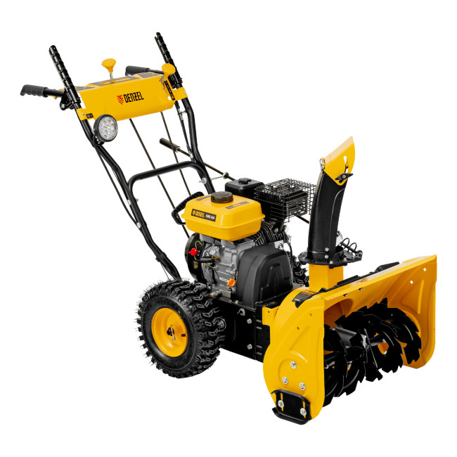 Гибридная снегоуборочная машина с функц. подметания SWB-600, 212 сс, руч. старт, 2 насадки Denzel Гибридная снегоуборочная машина с функц. подметания SWB-600, 212 сс, руч. старт, 2 насадки Denzel