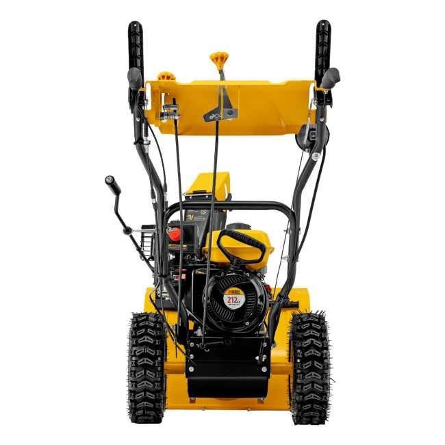 Гибридная снегоуборочная машина с функц. подметания SWB-600, 212 сс, руч. старт, 2 насадки Denzel Гибридная снегоуборочная машина с функц. подметания SWB-600, 212 сс, руч. старт, 2 насадки Denzel