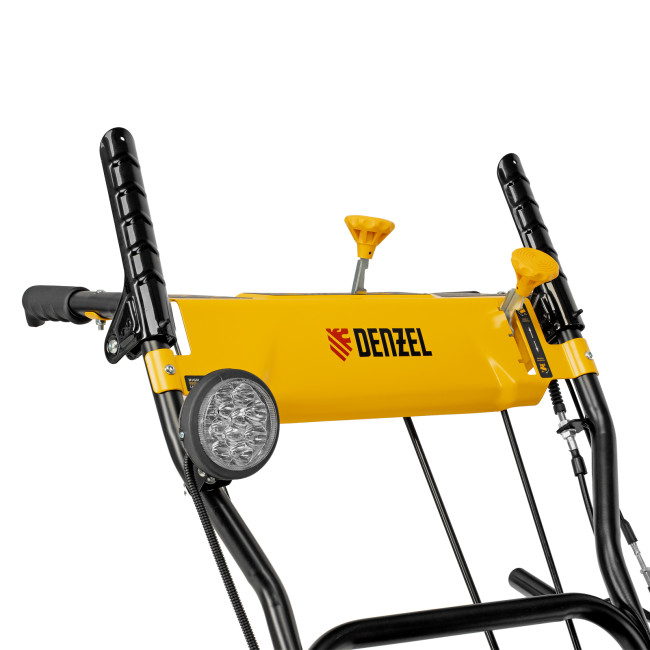 Гибридная снегоуборочная машина с функц. подметания SWB-600, 212 сс, руч. старт, 2 насадки Denzel Гибридная снегоуборочная машина с функц. подметания SWB-600, 212 сс, руч. старт, 2 насадки Denzel