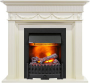 Каминокомплект Corfu - Слоновая кость с очагом Danville Black FB2 Каминокомплект Corfu - Слоновая кость с очагом Danville Black FB2