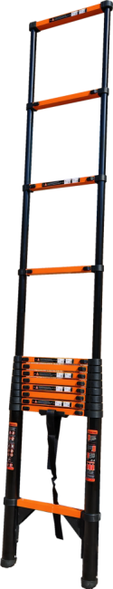Лестница телескопическая 6,3м TM-1063С (углеродистая сталь) Лестница телескопическая 6,3м TM-1063С (углеродистая сталь)