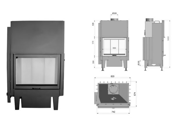 Hajduk  VOLCANO 1V h 57 Lx extra chrom