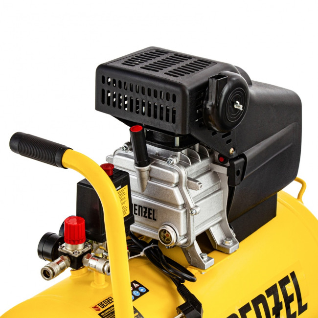 Компрессор воздушный прямой привод DC1700/50, 1.7 кВт, 50 литров, 260 л/мин Denzel Компрессор воздушный прямой привод DC1700/50, 1.7 кВт, 50 литров, 260 л/мин Denzel