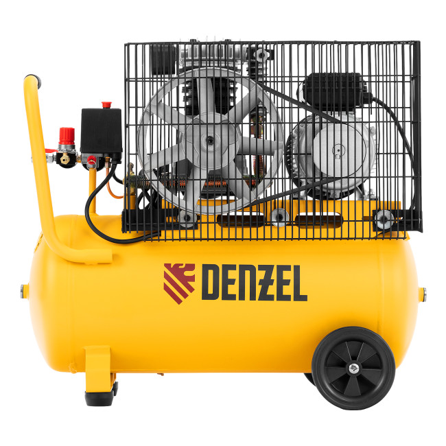 Компрессор воздушный BCI2300/50, ременный привод, 2.3 кВт, 50 литров, 400 л/мин Denzel Компрессор воздушный BCI2300/50, ременный привод, 2.3 кВт, 50 литров, 400 л/мин Denzel
