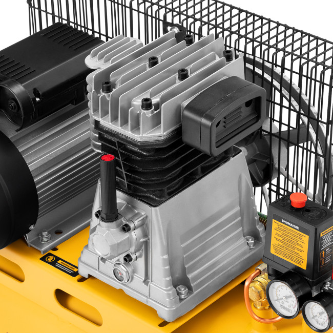 Компрессор воздушный BCI2300/50, ременный привод, 2.3 кВт, 50 литров, 400 л/мин Denzel Компрессор воздушный BCI2300/50, ременный привод, 2.3 кВт, 50 литров, 400 л/мин Denzel