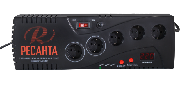 Стабилизатор напряжения РЕСАНТА С2000 Стабилизатор напряжения РЕСАНТА С2000