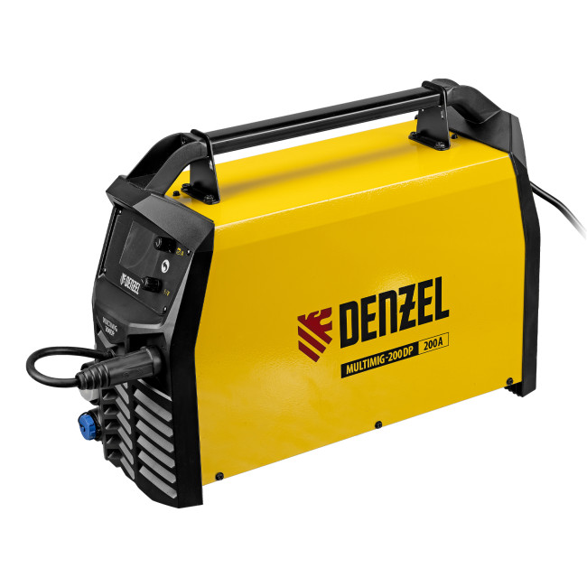 Аппарат инвертор. полуавтомат. сварки MultiMIG-200DP Synergy Double Pulse, 200 А, ПВ 80% Denzel Аппарат инвертор. полуавтомат. сварки MultiMIG-200DP Synergy Double Pulse, 200 А, ПВ 80% Denzel