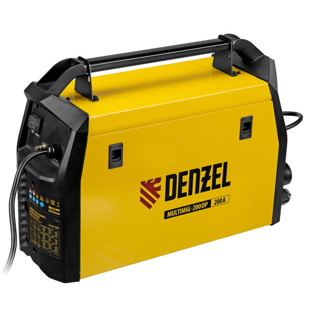 Аппарат инвертор. полуавтомат. сварки MultiMIG-200DP Synergy Double Pulse, 200 А, ПВ 80% Denzel Аппарат инвертор. полуавтомат. сварки MultiMIG-200DP Synergy Double Pulse, 200 А, ПВ 80% Denzel