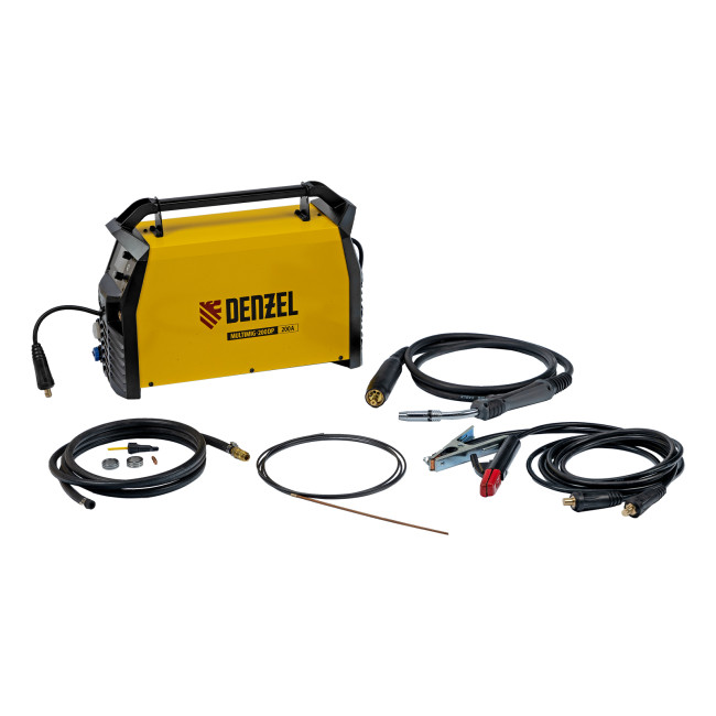 Аппарат инвертор. полуавтомат. сварки MultiMIG-200DP Synergy Double Pulse, 200 А, ПВ 80% Denzel Аппарат инвертор. полуавтомат. сварки MultiMIG-200DP Synergy Double Pulse, 200 А, ПВ 80% Denzel