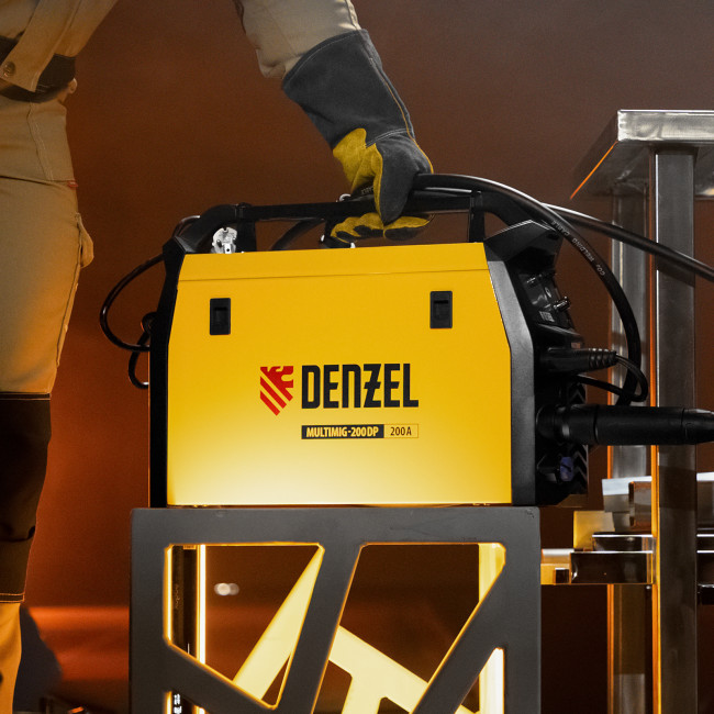 Аппарат инвертор. полуавтомат. сварки MultiMIG-200DP Synergy Double Pulse, 200 А, ПВ 80% Denzel Аппарат инвертор. полуавтомат. сварки MultiMIG-200DP Synergy Double Pulse, 200 А, ПВ 80% Denzel
