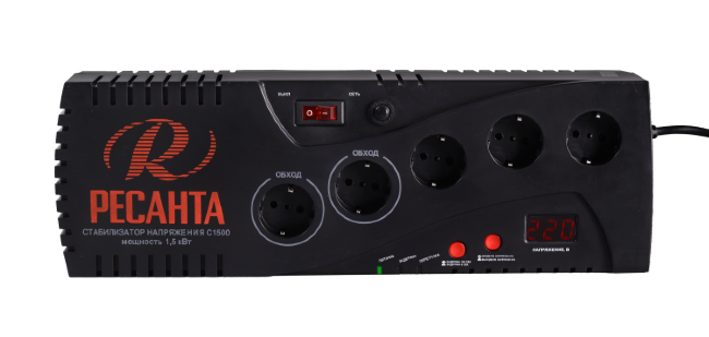 Стабилизатор напряжения РЕСАНТА С1500 Стабилизатор напряжения РЕСАНТА С1500