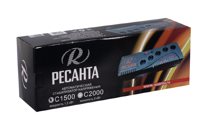 Стабилизатор напряжения РЕСАНТА С1500 Стабилизатор напряжения РЕСАНТА С1500